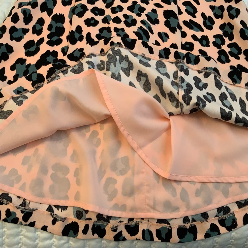 1. State Leopard Animal Print Mini Sleeveless Dress Size XS - Picture 8 of 12